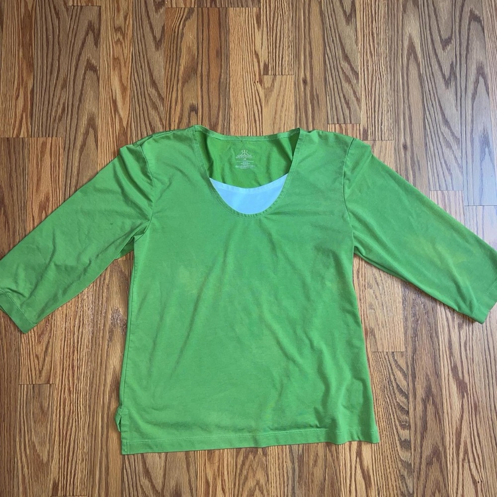 Gabrielle Rohde Royce Scoop Neck Stretch T-Shirt Bold